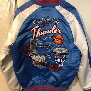 VINTAGE OKC Starter Bomber Jacket